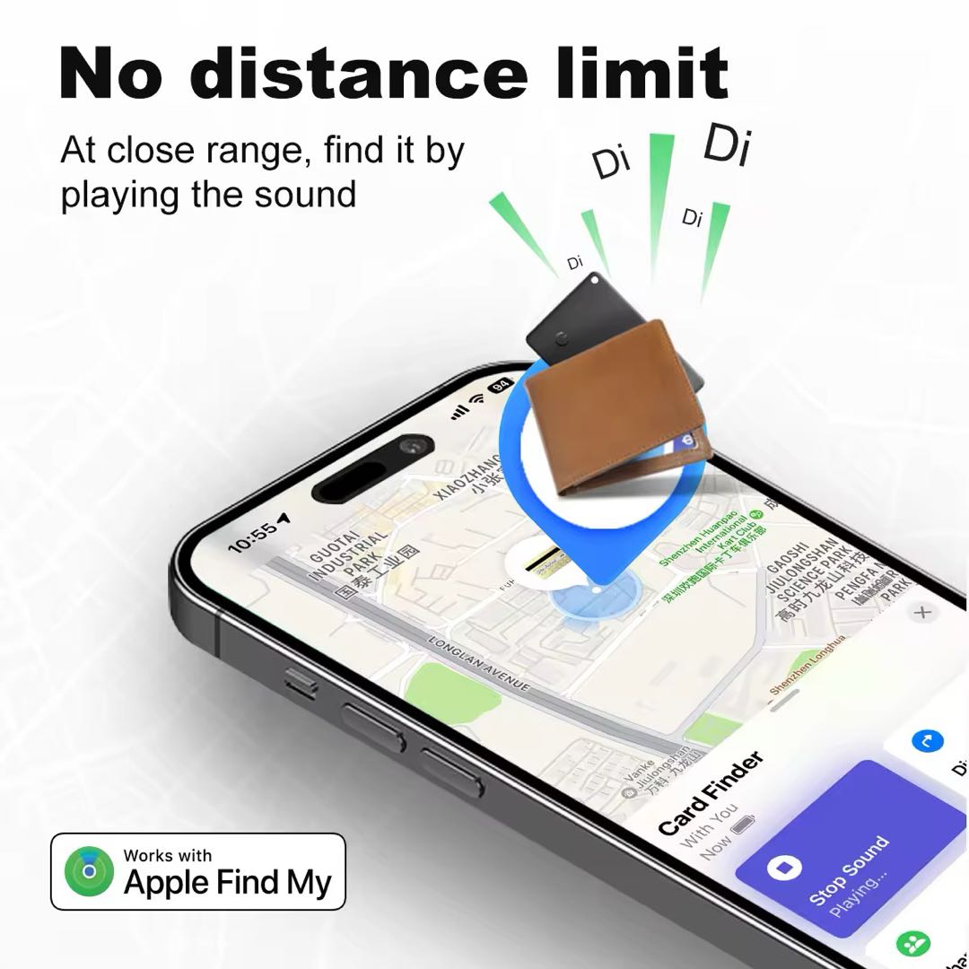 SLIM CARD TRACKER ( AIRTAG )