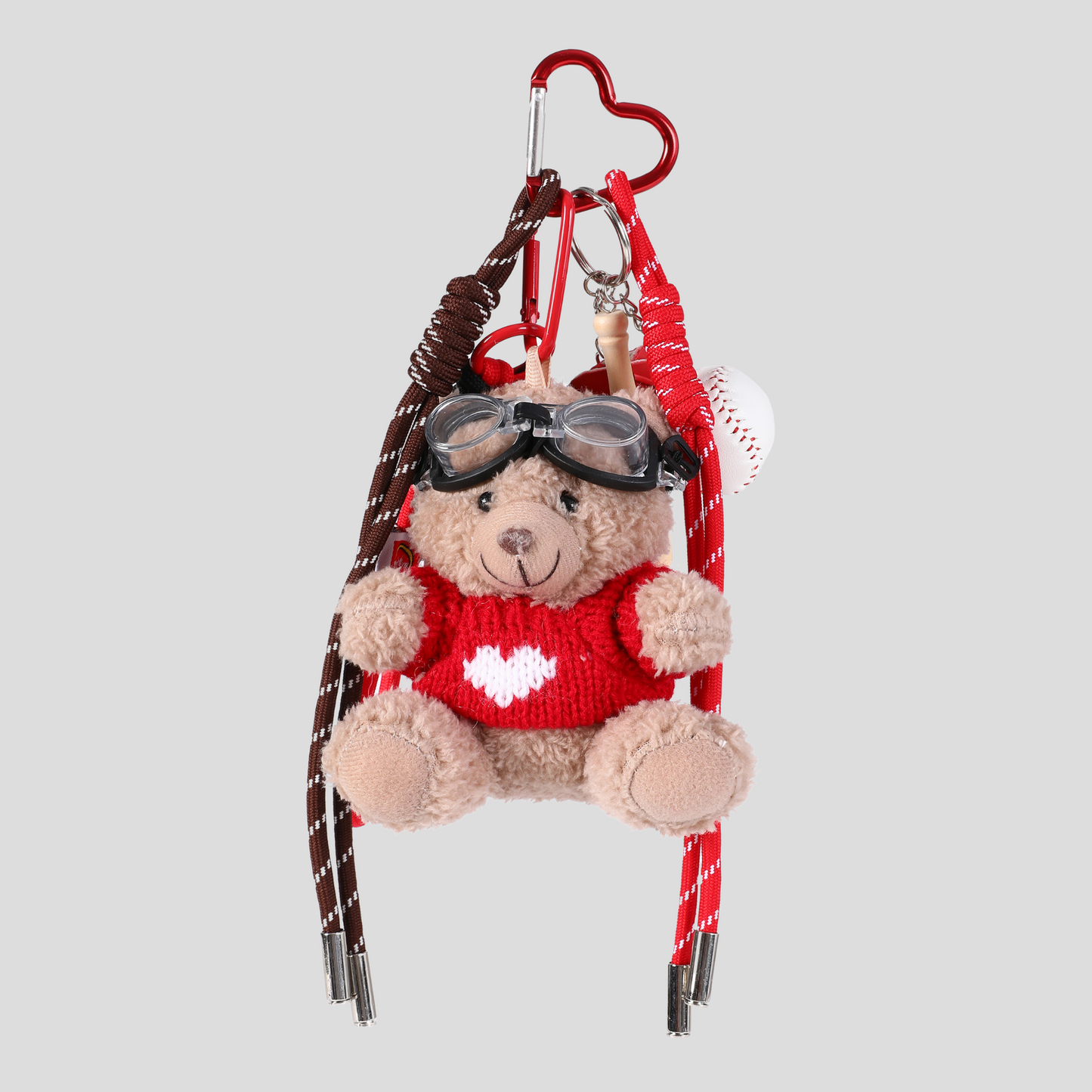 TEDDY BAG CHARM SET