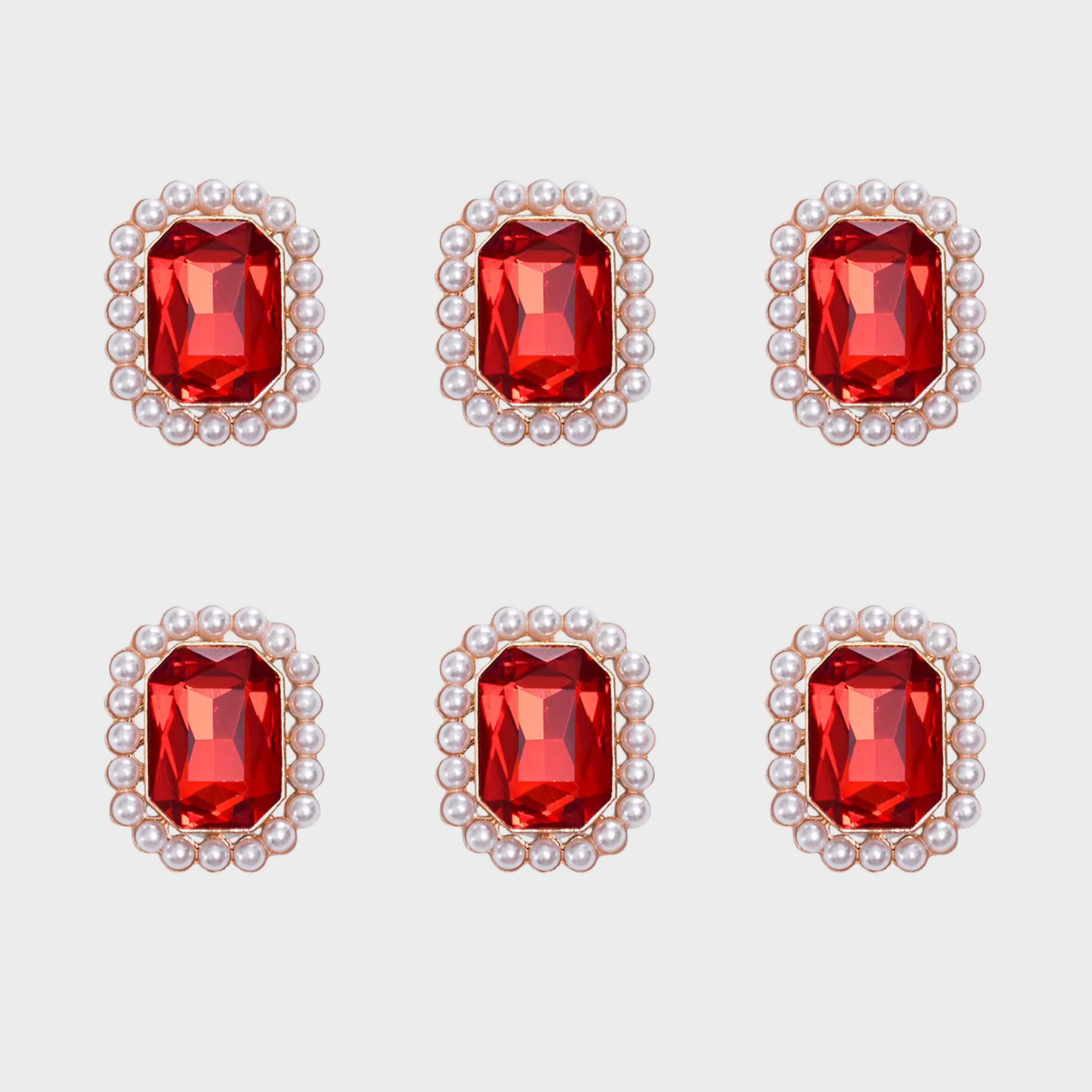 BUTTON COVERS RED