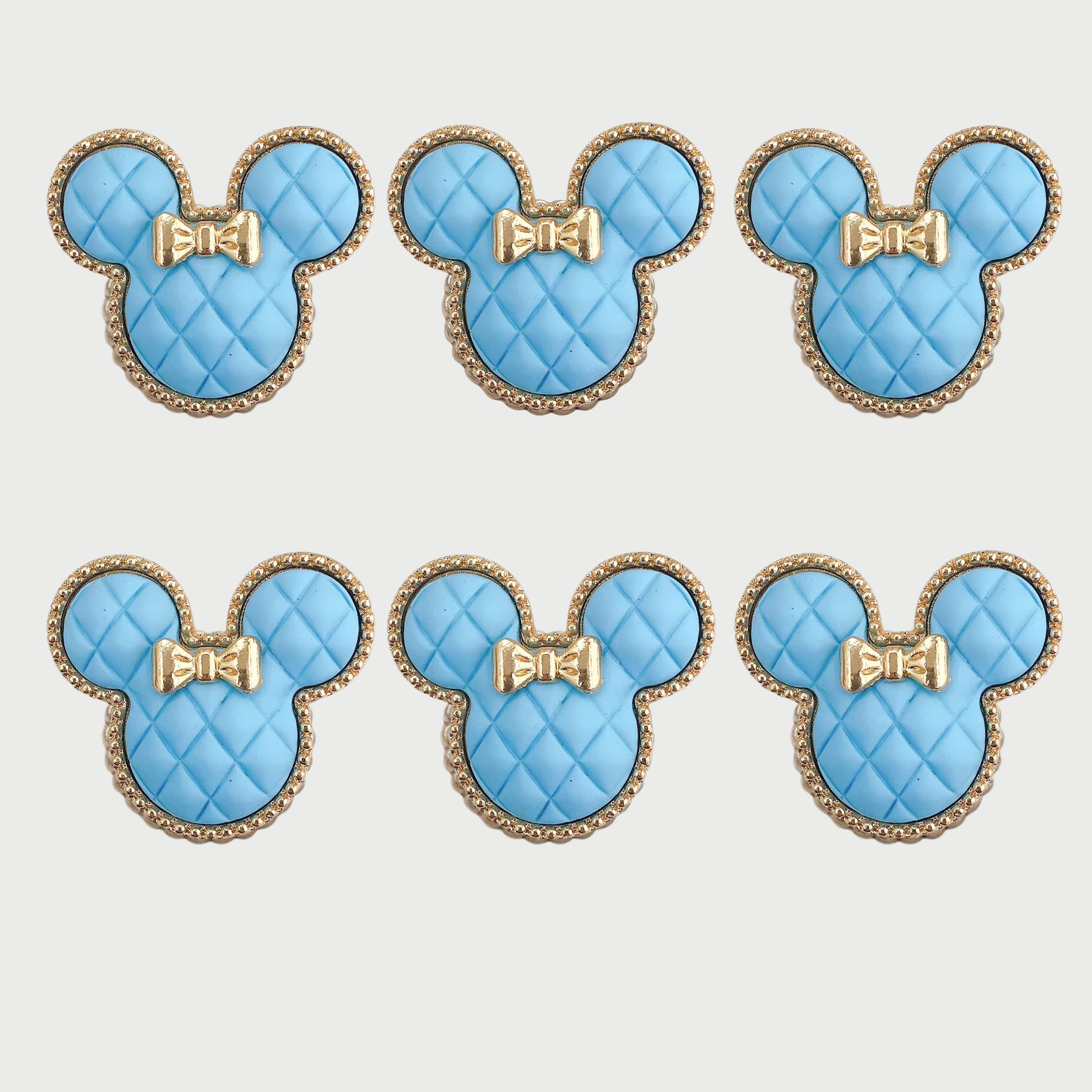 MINI BUTTON COVERS BLUE