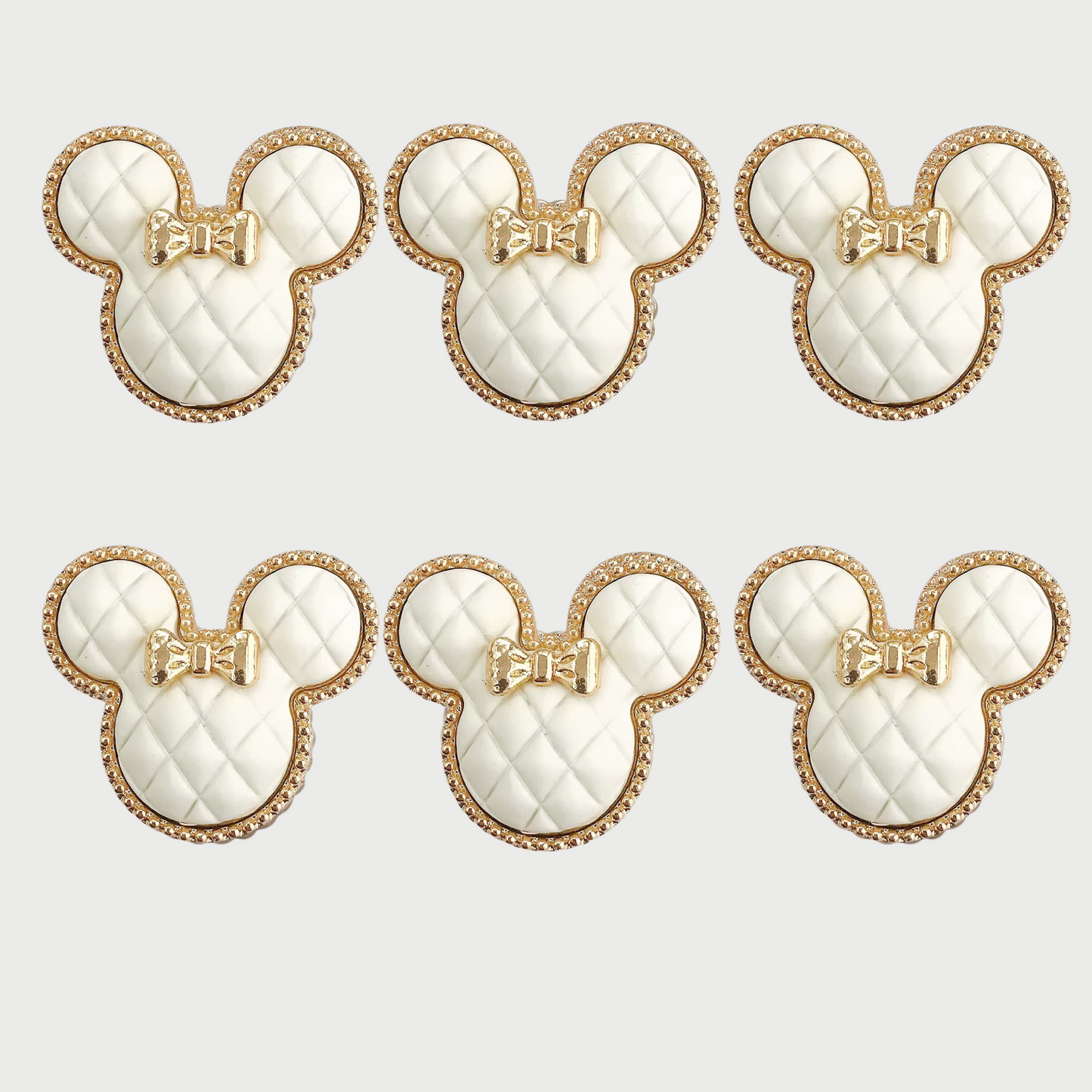 MINI BUTTON COVERS WHITE